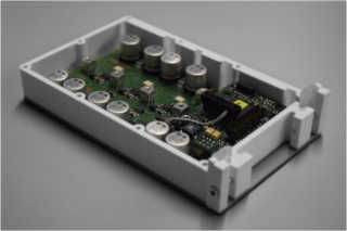 Bike Controller SC100 im Prototypen-Gehäuseunterteil